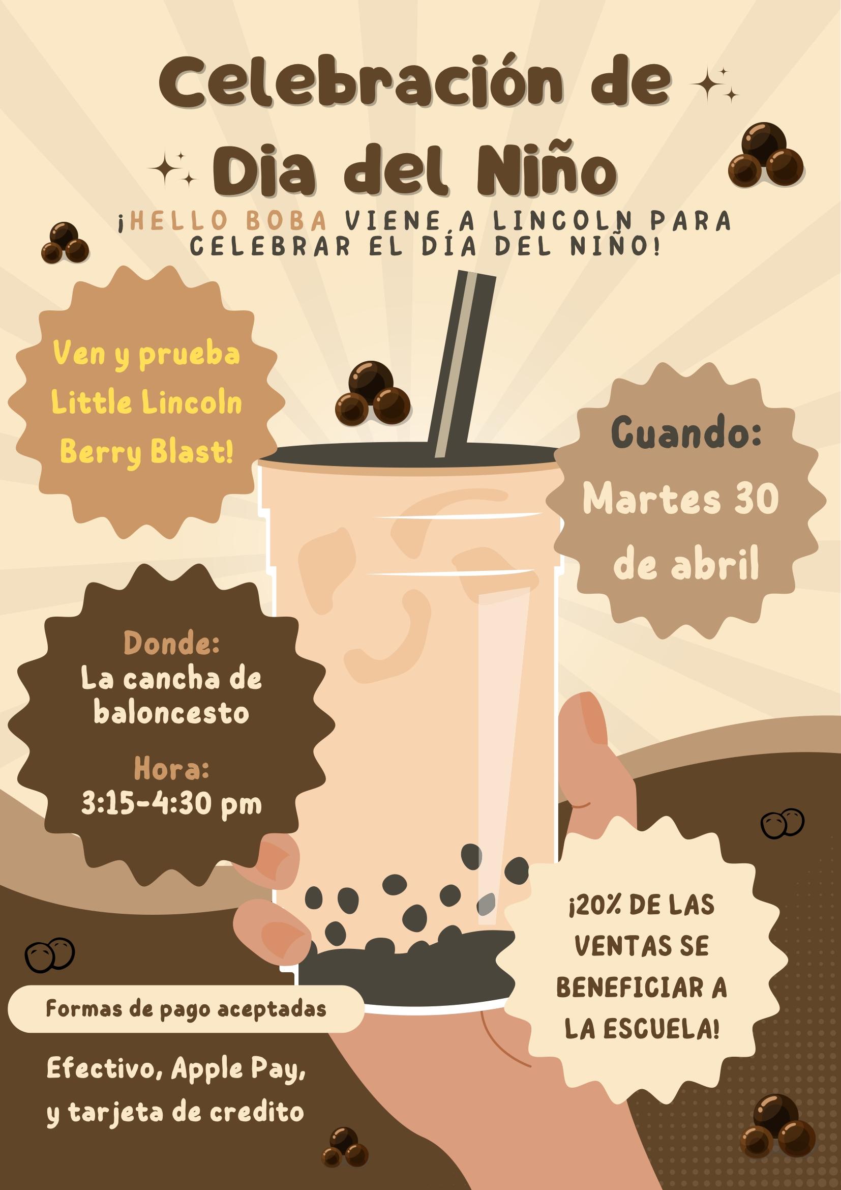 Spanish version of the flyer
